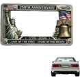 thumbnail image 1 of 250th Anniversary License Plate Frame, 250th Anniversary Commemorative License Plate Frame, License Plate Holder Aluminum Fits Standard, for Cars and Trucks (1PC), 1 of 7