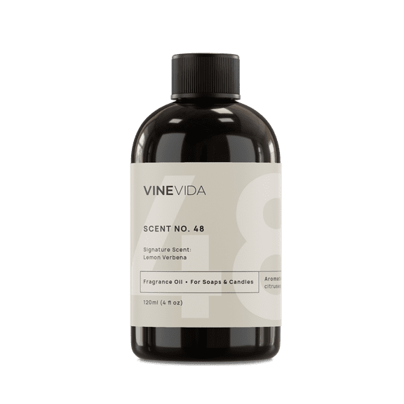VINEVIDA Scent NO. 48, Signature Scent: Lemon Verbena Fragrance Oil, 4 Fl Oz