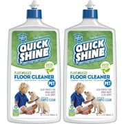 Quick Shine Plant Based Pet Floor Cleaner 27 oz, 2Pk  Ready to Use, Removes Dirt, Streak Free, No Rinse  Hardwood, Laminate, Luxury Vinyl Plank LVT, & Tile  Safer for Kids, Pets & Our Environment