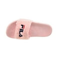 thumbnail image 5 of Fila Fuzzy Drifter Women's Slide Sandals Pink-Navy-Red 5sm01537-682, 5 of 6