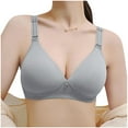 thumbnail image 2 of RQYYD Fashion Comfortable Woman's Lace Beauty Back Strap Wrap Plus Size Bra, 2 of 4