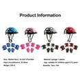 thumbnail image 2 of RnemiTe-amo Kids 1-8 Bike Helmet, Pink/Black (Boys/Girls), 2 of 3