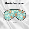thumbnail image 5 of Naloa Cute Sloth on Floral Tree Print Sleep Mask for Sleeper, Light Blocking Sleeping Eye Mask for Women Men, Eye Shade with Adjustable Strap for Travel, Nap,Meditation, 5 of 7