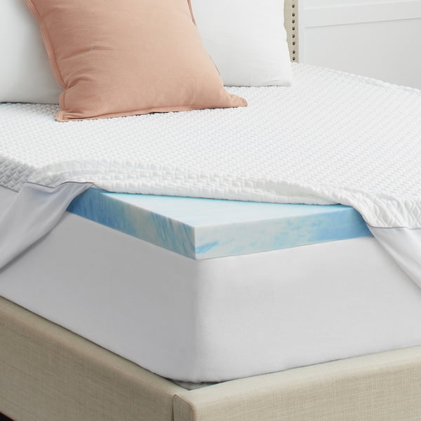 Sealy Chill 3" Gel Memory Foam Cooling Mattress Topper with AntiMicrobial Cover, King Walmart