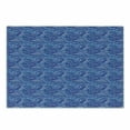 thumbnail image 1 of Abstract Cutting Board, Abstract Blue Toned Waves Flowing Gale Marine Sea Ornamental Illustration, Decorative Tempered Glass Cutting and Serving Board, in 3 Sizes, by Ambesonne, 1 of 2