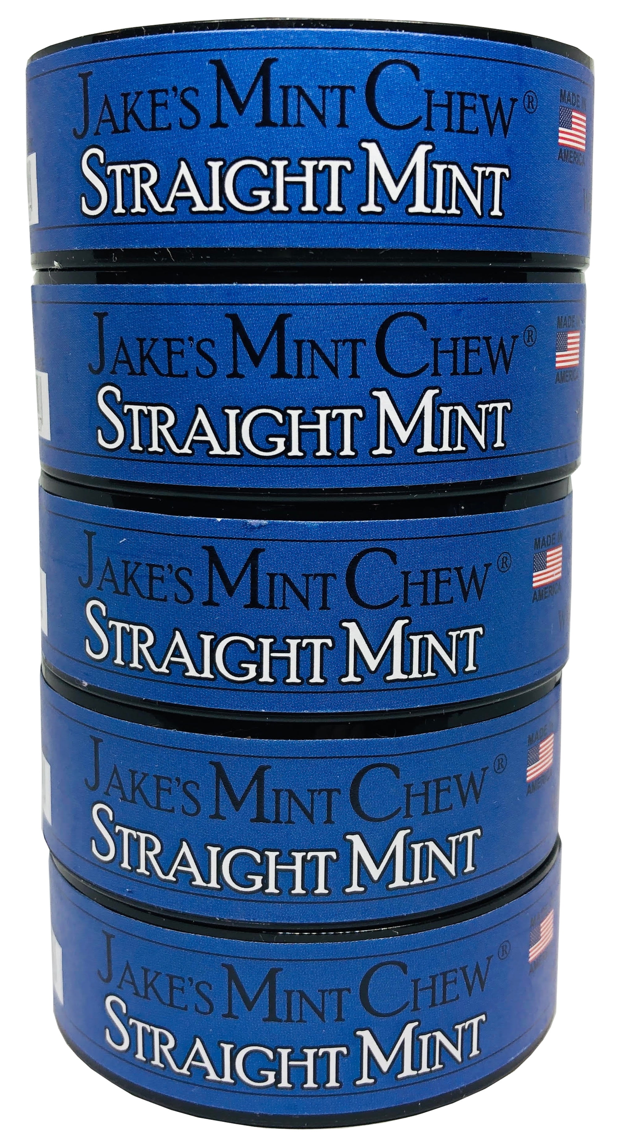 Jake's Mint Chew - Straight Mint - 5ct Tobacco & Nicotine Free!