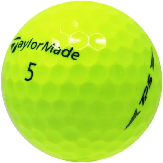 Pre-Owned TaylorMade TP5 Yellow Golf Balls, Near Mint / AAAA Quality, 36 Pack