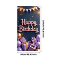 thumbnail image 3 of Yatrandify Glitter Happy Birthday Balloon Banner for Celebration Party Decoration Event Background, 3 of 6