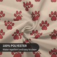 thumbnail image 5 of Paw Table Cloth Round Table Cover Wrinkle Resistant Waterproof Tablecloth 60 Inch Washable for Kitchen Party Picnic Red, 5 of 6