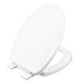 Clorox Antimicrobial Elongated Stay Fresh Scented Plastic Toilet Seat
