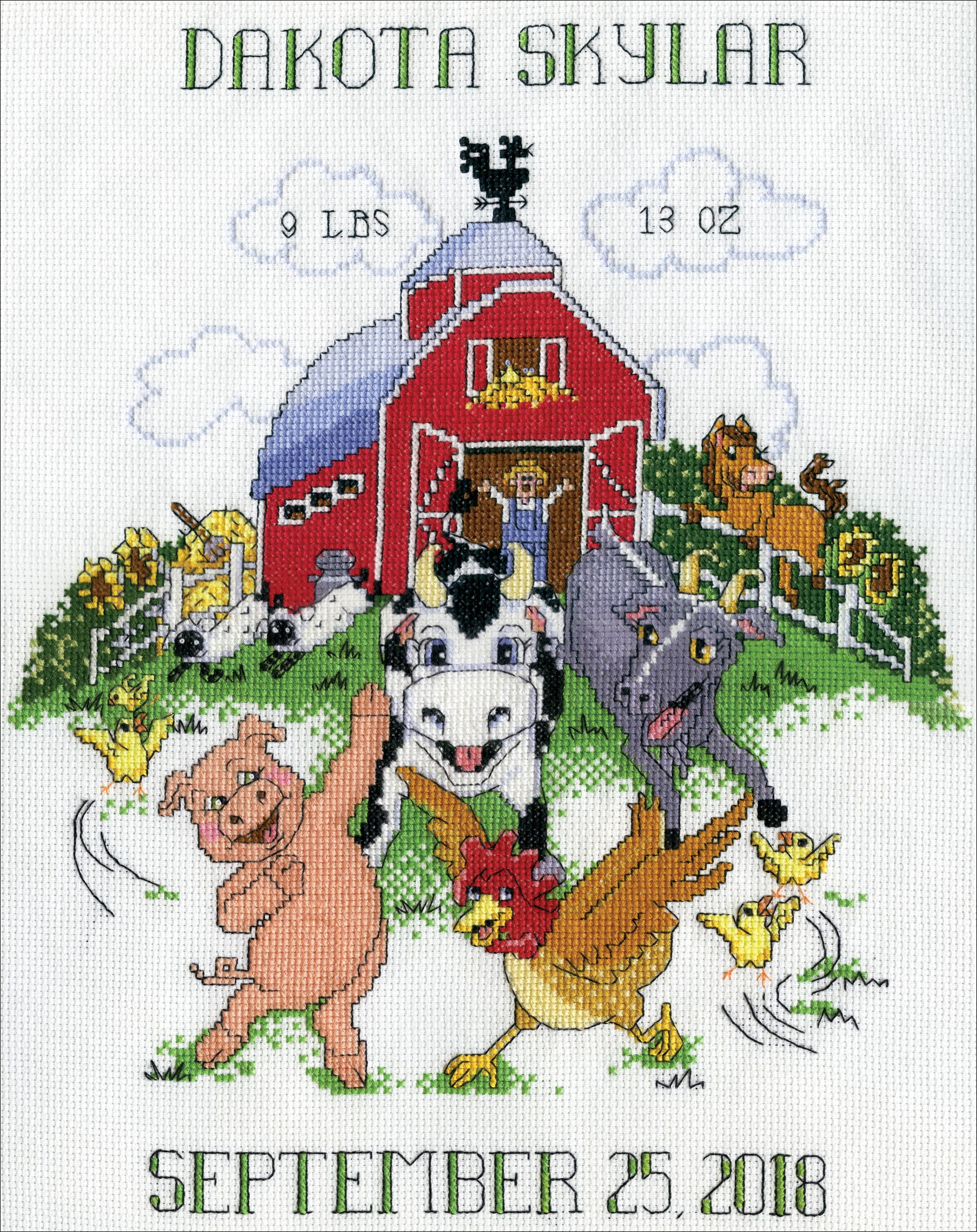 tobin baby cross stitch kits