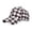 White, variant on Plaid Flannel Baseball Cap Adjustable Curved Brim Casual Sun Hat for Men Women Size:One Size