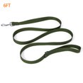 thumbnail image 2 of Siumouhoi 6 FT Cachorro/perro Leashes, Correa de Estilo Tradicional Fuerte con Gancho de Collar Fácil de Usar, Correa para Perro Ideal para Perro Pequeño y Mediano y Grande (1 in x 6 FT, Verde, 2 of 5