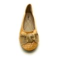 thumbnail image 3 of Elegant Women woven ballet flats with a chic gold bow accent. Lightweight, comfy, and versatile—perfect for work, casual outings, or evenings, blending timeless style with modern charm., 3 of 4