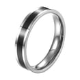 thumbnail image 4 of Titanium Steel Ring Female Personality 18 Rose Gold Plated Ring, 4 of 17