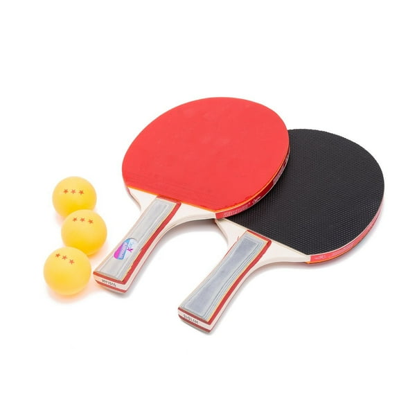 THY COLLECTIBLES Professional Ping Pong Paddle Set - Table Tennis Rackets with 3 Orange 3-Star 40mm Balls and Bonus Portable Storage Case. Perfect for Any Experience Level