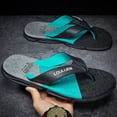 thumbnail image 5 of Mostsola Mens Fashion Beach Flip Flops Casual Thong Sandals Outdoor Non Slip Walking Slides, 5 of 7