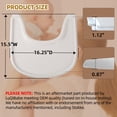 thumbnail image 2 of LuQiBabe Bandeja para trona para bebé compatible con la silla Stokke Tripp Trapp (V2 y más allá) con superficie lisa y fuerte potencia de succión hecha de plástico apto para alimentos (BPA BPS BPF sin, 2 of 5
