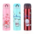 thumbnail image 3 of Sanrio-taza térmica de dibujos animados Kawaii Kuromi Cinnamoroll Melody, botella de agua deportiva portátil al aire libre, botella de acero inoxidable al vacío, 3 of 5