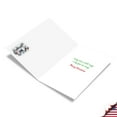 thumbnail image 2 of 1 Christmas Card with Envelope - Critter Snow Angels Dog C4187FXSG, 2 of 6