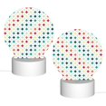 thumbnail image 2 of Balery Colorful Geometric Pattern Acrylic Night Light Gift with 3 Color ModesTouch-Sensitive LED Lamp Perfect Gift for Mother's Day, Birthday, or Christmas, 2 of 9