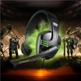 thumbnail image 3 of Auriculares Para Juegos Con Cable Usb Y Auriculares De Sonido Estéreo Envolvente De 3,5 Mm Con Micrófono De Reducción De Ruido Auriculares Supraaurales Transpirables Negro Noticed EL007360-00, 3 of 6