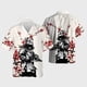 thumbnail image 5 of Camisas de playa con estampado 3D de samurái, camisas hawaianas de manga corta, blusas para hombres y mujeres, camisas gráficas, ropa de calle, camisas para mujer, 5 of 5