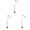 Black 3 Packs, variant on Shepherd-Hooks for Bird-Feeder Lantern -Hook Garden-Stake - Stand, 28 cm-68 cm, Green
