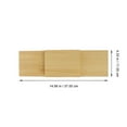 thumbnail image 4 of SEWACC 1Set Japanese Sashimi Plate Khaki Practical for Catering Services Gatherings, 4 of 8