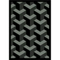 thumbnail image 1 of Joy Carpets 1505D-09 Rooftop Black 7 ft.8 in. x 10 ft.9 in.  WearOn Nylon Machine Tufted- Cut Pile Whimsy Rug, 1 of 1
