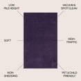thumbnail image 2 of JONATHAN Y SUPERSOFT 4 x 6 Area Rug, Haze - Purple, SEU100N-4, 2 of 3