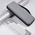 thumbnail image 2 of Mechanical Keyboard Travel Case Bag Hard Shell Design Storage Solution Gray, 2 of 13