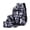 black, variant on 3 in 1 Geometric Camo Nylon Backpack Set, Lightweight Water Resistant Multi-Pocket Daypack with Matching Crossbody Bag & Mini Storage Pouch for Women Daily Commute Outdoor Travel