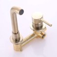 thumbnail image 5 of Grifo para Lavabo de Baño KEWITY Montado en la Pared Oro Cepillado, 5 of 5