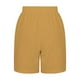 thumbnail image 5 of Karight Linen Shorts for Women High Waisted Lightweight Casual Summer Drawstring Short Pants Beach Vacation Outfit W Pockets, 5 of 7