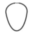 thumbnail image 1 of Fabric Metal Curb Chain Necklace, 1 of 3
