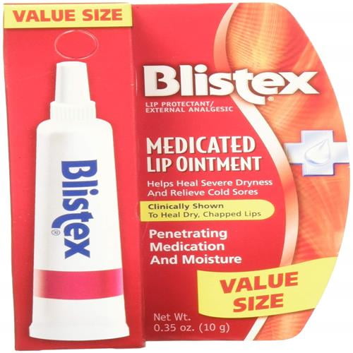 Blistex Lip Ointment Medicated 0.35 Oz (Pack Of 3) Package May Vary
