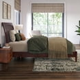 thumbnail image 3 of AFI Orleans Full Solid Wood Low Profile Sleigh Platform Bed in Walnut, 3 of 13