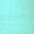 thumbnail image 1 of Ahgly Company Indoor Square Oriental Light Blue Traditional Area Rugs, 4' Square, 1 of 4