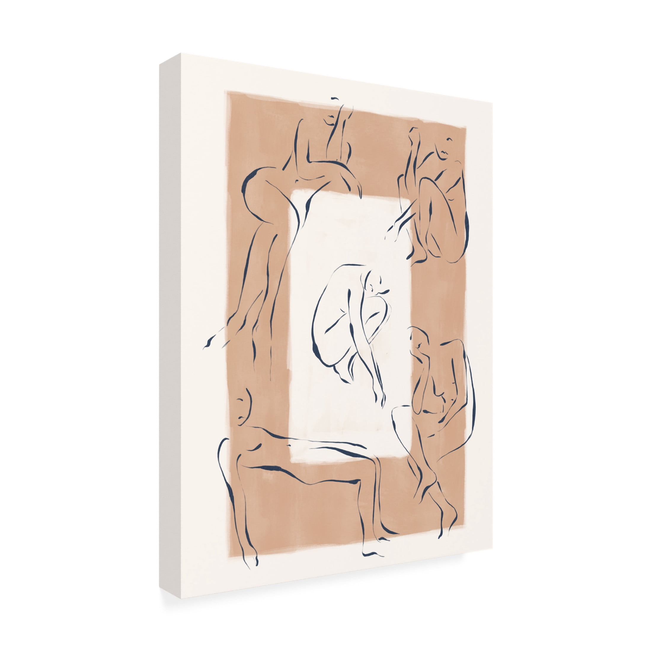 Trademark Fine Art Ivy Green Illustrations Strike a Pose Canvas Wall Art