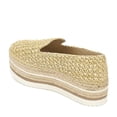 thumbnail image 4 of Vince Camuto Kameisha Flatform Platform Rafia Printed Espadrille Golden Natural (8.5, GOLDEN NATURAL), 4 of 4