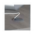 thumbnail image 6 of Echo Bow Front Desk with Mobile File Cabinet in Modern Gray - Engineered Wood, 6 of 7