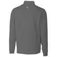 thumbnail image 3 of Men's Cutter & Buck Steel FIU Panthers Traverse Stretch Quarter Zip-Pullover Top, 3 of 3