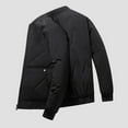 thumbnail image 3 of ATENAR Jackets for Men,Mens Winter Coats,Long Sleeve,Warm,Windproof,Solid,Polyester,Black,4XL, 3 of 9