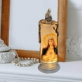 thumbnail image 3 of ziyahi Lamp Decorative Prayer Candle Ornament for Desktop Church Holiday Style C, 3 of 8