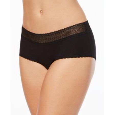 

Jenni by Jennifer Moore Lace-Waist Hipster S/Black