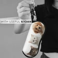 thumbnail image 5 of KLL Cute Kittens And Puppy Print Eyeglass Case for Men & Women's Classy Travel Eyewear Holder Case Zipper Eyeglasses Case With Hook, 5 of 6