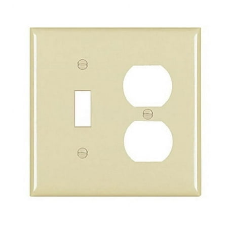 Pass & Seymour Legrand TP18-I 2-Gang Combination Toggle Switch Du main product image