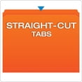 thumbnail image 3 of Pendaflex R152ORA Two-Ply- Reinforced File Folder- Straight Cut- Top Tab- Letter- Orange- 100/Box, 3 of 4