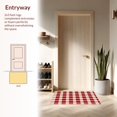 thumbnail image 3 of ODIKA 8' x 10' Machine Washable Non-Slip Area Rug, Farmhouse Check High Traffic Rug, Red, 449593, 3 of 7